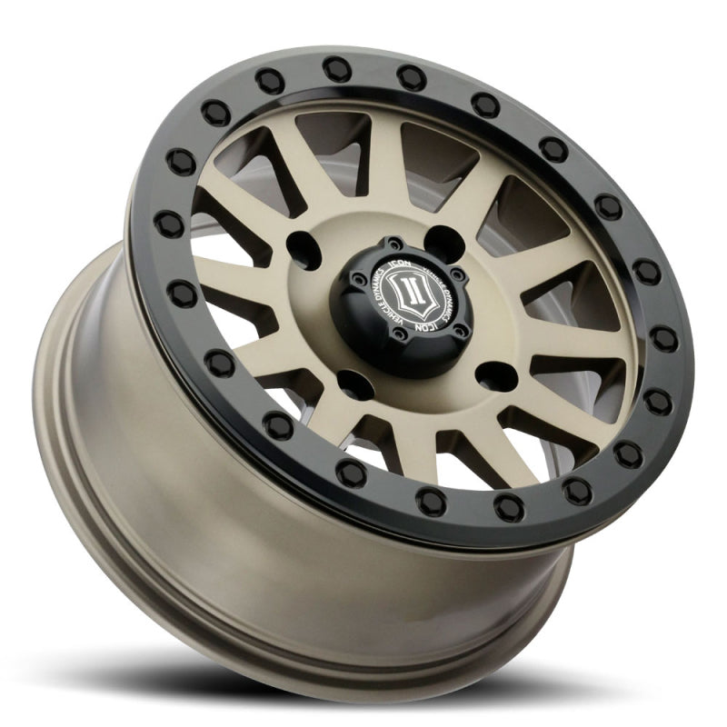 ICON Compression 15x7 4x156 38mm Offset 5+2 BS 132mm Bore Bronze Wheel