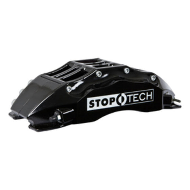 StopTech 06-08 350z (non-track) / 05-09 G35/G37AWD Front BBK ST60 355x32 Slotted Rotors Black Calipe