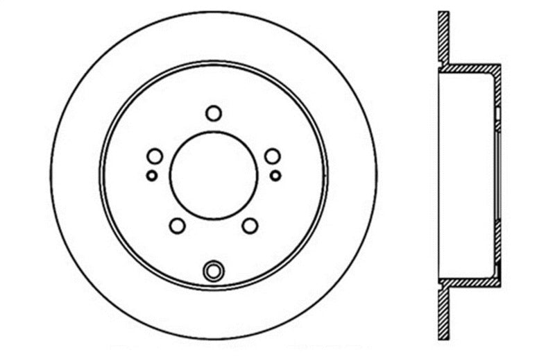 StopTech Drilled Sport Brake Rotor