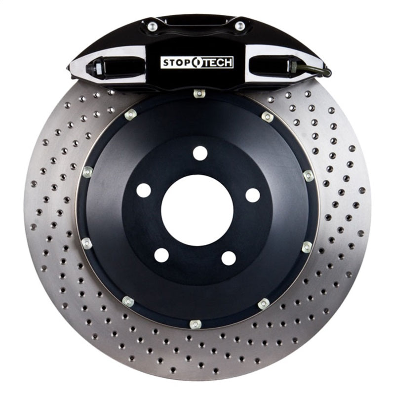 StopTech 06-08 350Z (Non-Track) / 09-10 Nissan 370Z Sport Model Only Rear BBK w/ Black ST-41 Caliper