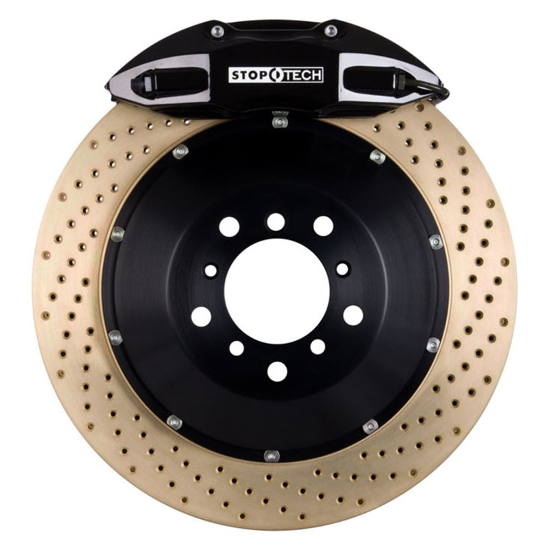 StopTech 06-08 350Z (Non-Track) / 09-10 Nissan 370Z Sport Model Only Rear BBK w/ Black ST-41 Caliper