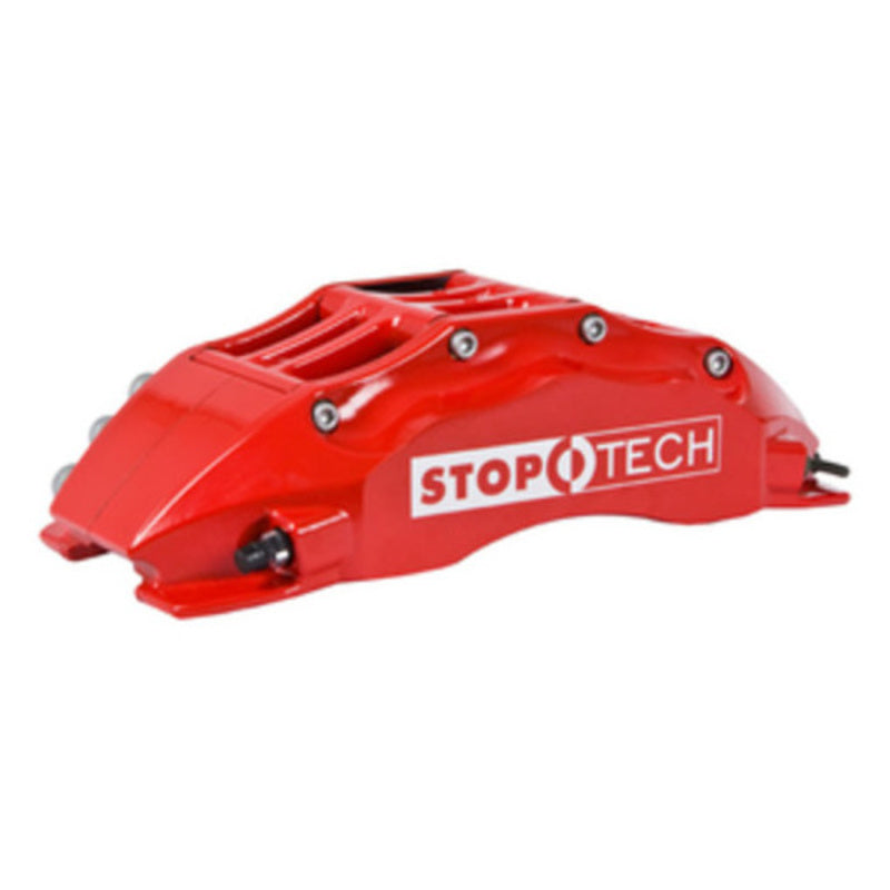 StopTech 06-08 350z (non-track) / 05-09 G35/G37AWD Front BBK ST60 355x32 Slotted Rotors Red Calipers