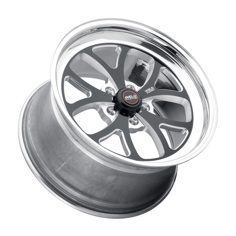 Weld S76 17x7 / 5x115 BP / 2.2in. BS Black Wheel (High Pad) - Non-Beadlock