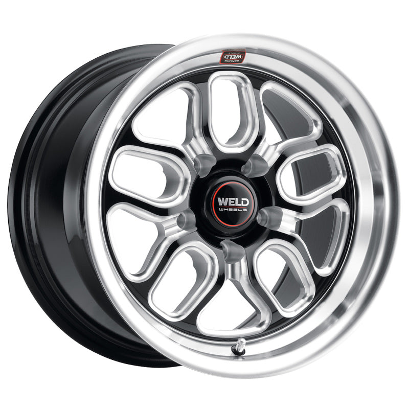 Weld LAGUNA DRAG Laguna Drag / 15x10 / 5x114.3 ET50 BS7.5 Gloss BLK MIL DIA 78.1