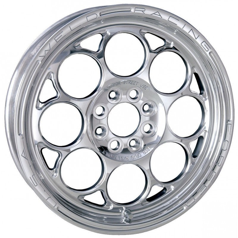 Weld Magnum Import 15x9 / 4x100mm BP / 5in. BS Black/Polished - Black Single Bead Lock MT