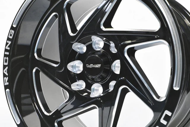 VMS Wheels Typhoon 15X8 5X100/114.3 20 ET 73.1 CB Black Milling