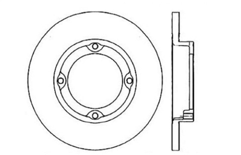 StopTech Slotted & Drilled Sport Brake Rotor