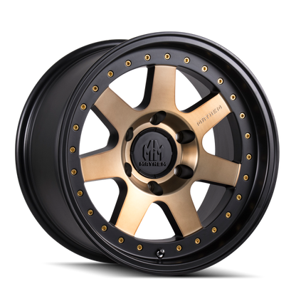 Mayhem 8300 Prodigy 18x9 / 8x165.1 BP / 0mm Offset / 130.8mm Hub Matte Black w/ Bronze Tint Wheel