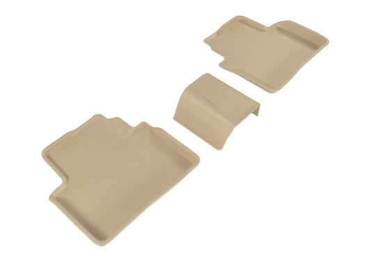 3D MAXpider 2016-2020 Honda Civic Kagu 2nd Row Floormats - Tan