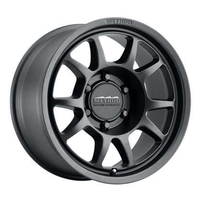 Method MR702 16x8 0mm Offset 6x120 67mm CB Matte Black Wheel