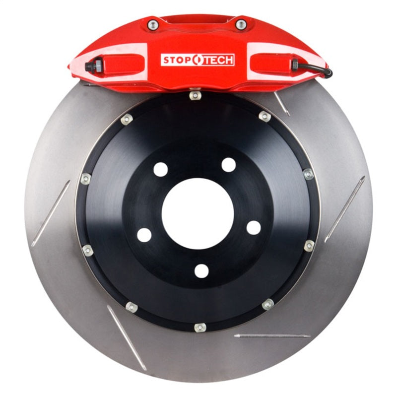 StopTech 09-17 Nissan 370Z ST-41 Red Calipers 355x32mm Slotted Rotors Rear Big Brake Kit