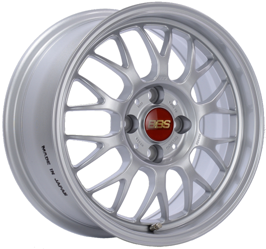 BBS RG-F 15x7 4x100 ET42 Sport Silver Wheel -70mm PFS/Clip Required