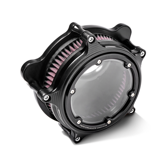 Performance Machine  Vision Air Cleaner W/Bezel - Black Ops