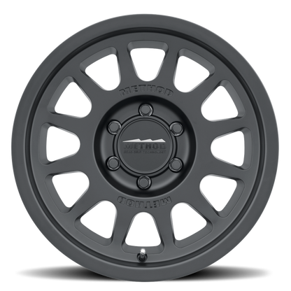 Method MR703 16x8 0mm Offset 6x120 67mm CB Matte Black Wheel