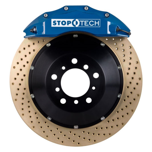 StopTech 06-09 Honda S2000 Blue ST-60 Caliper 355x32mm Drilled Coated Rotors Front Big Brake Kit