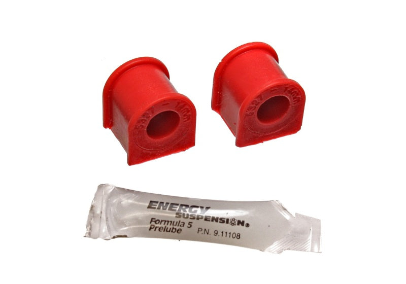 Energy Suspension 94-01 Acura Integra / 90-97 Honda Accord/Odyssey Red 14mm Rear Sway Bar Bushings