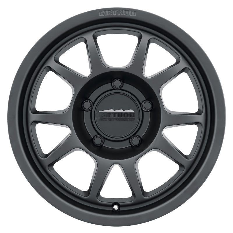 Method MR702 16x8 0mm Offset 5x120 72.6mm CB Matte Black Wheel