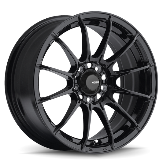 Konig Dial In 15x8 4x100 ET25 Gloss Black