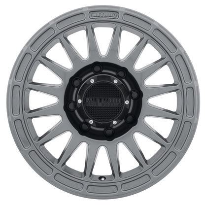 Method MR314 17x8.5 0mm Offset 8x170 130.81mm CB Gloss Titanium Wheel
