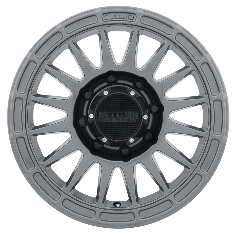 Method MR314 17x8.5 0mm Offset 8x180 130.81mm CB Gloss Titanium Wheel