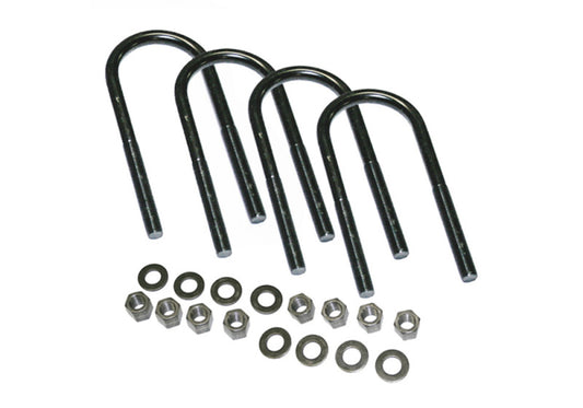 Superlift U-Bolt 4 Pack 9/16x3-5/8x13.5 Round w/ Hardware