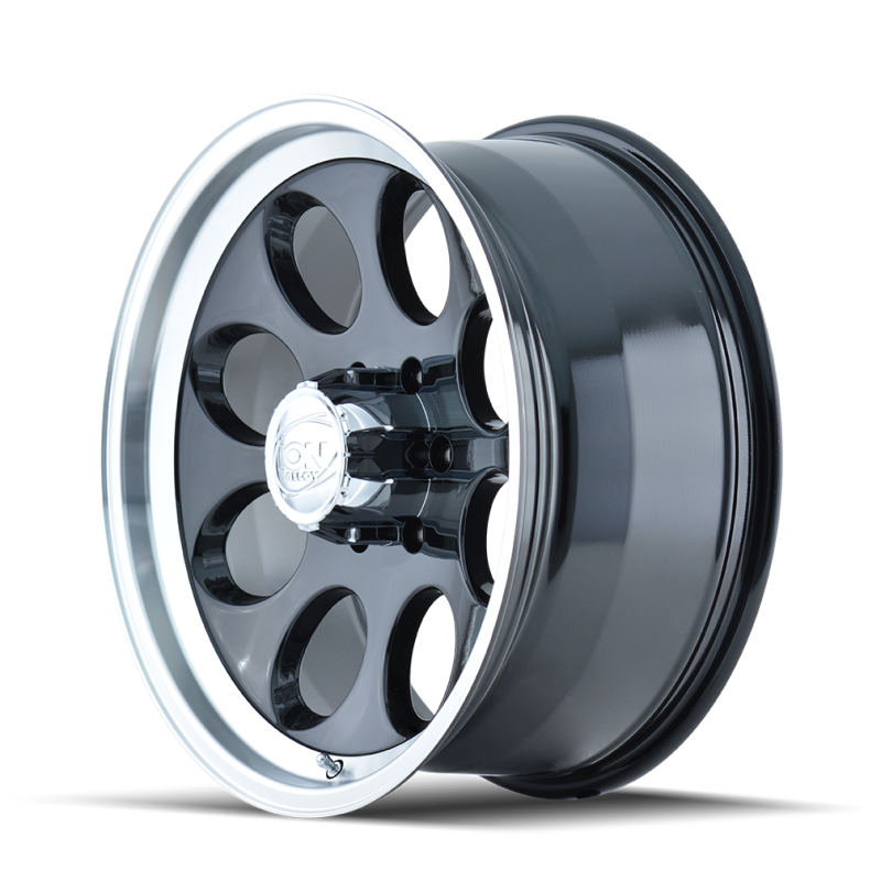 ION Type 171 16x8 / 5x135 BP / -5mm Offset / 87mm Hub Black/Machined Wheel