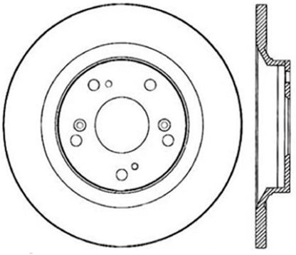 Stoptech 00-09 Honda S 2000 Rear Performance Cryo Rotor