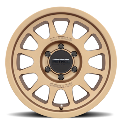 Method MR703 17x8.5 0mm Offset 6x120 67mm CB Method Bronze Wheel