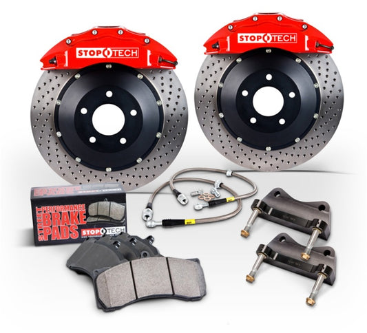 StopTech 06-09 Honda S2000 Rear Trophy Kit 4 Pot 345mm w/Parking Brake