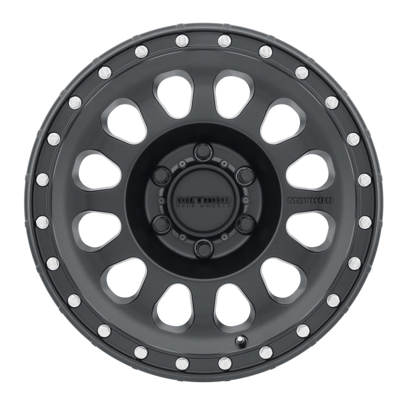 Method MR315 16x8 0mm Offset 6x5.5 106.25mm CB Matte Black Wheel