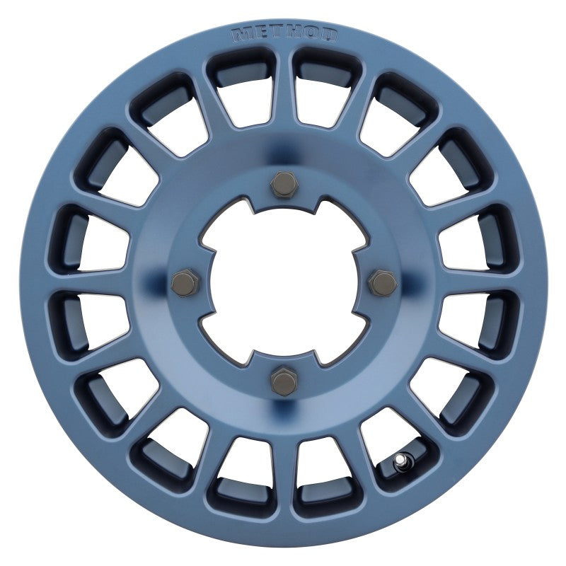 Method MR407 15x6 5+1/+51mm Offset 4x136 100mm CB Bahia Blue Wheel
