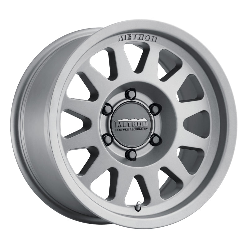 Method MR704 15x7 +15mm Offset 5x100 56.1mm CB Matte Titanium Wheel