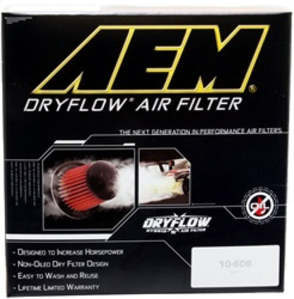 AEM 96-97 Mustang V8 4.6L 4.25in Base ID x 8.125in Base OD x 7.313in H Replacement DryFlow Filter