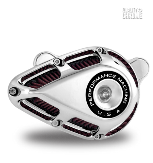 Performance Machine Jet Air Cleaner - Chrome