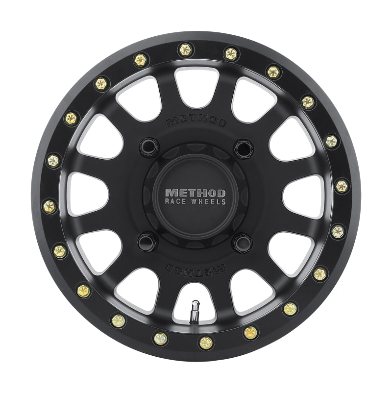 Method MR401 UTV Beadlock 15x6 5+1/+53mm Offset 4x156 132mm CB Matte Black w/BH-H24100 Wheel