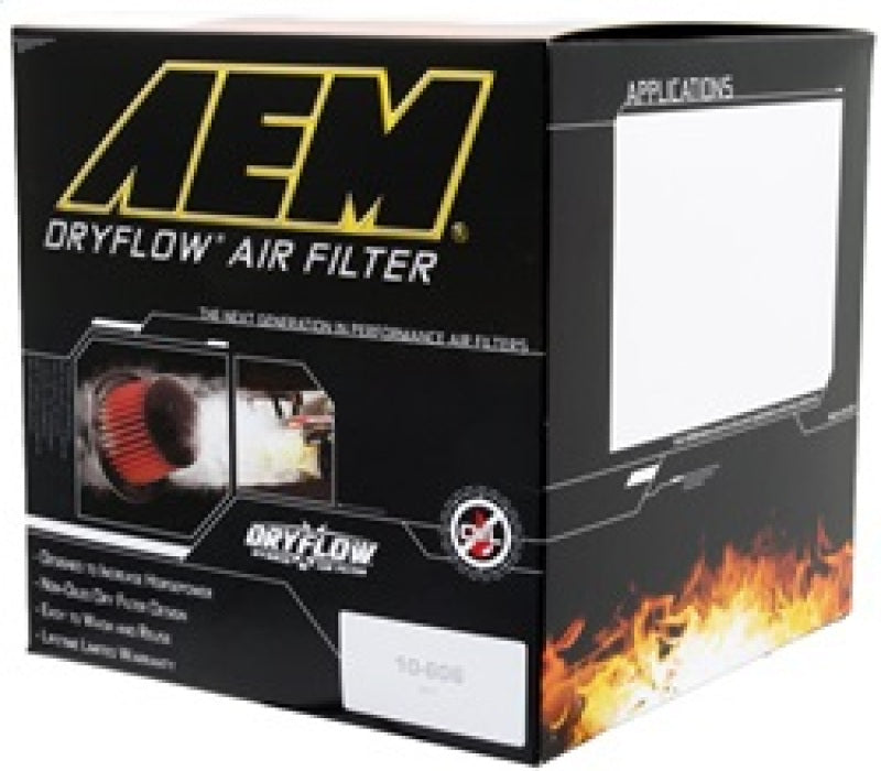 AEM 96-97 Mustang V8 4.6L 4.25in Base ID x 8.125in Base OD x 7.313in H Replacement DryFlow Filter