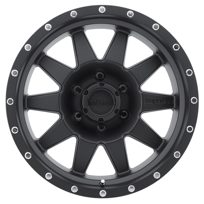 Method MR301 The Standard 16x8 0mm Offset 6x5.5 108mm CB Matte Black Wheel