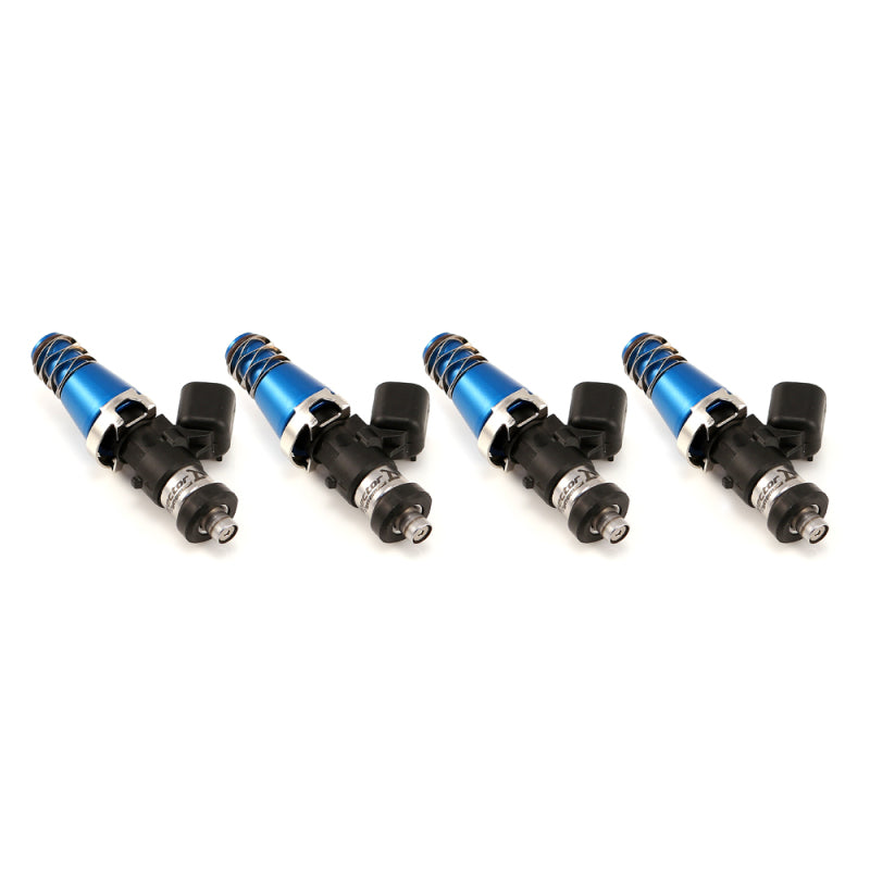 Injector Dynamics 1700cc Injectors - 60mm Length - 11mm Blue Top - Denso Lower Cushion (Set of 4)