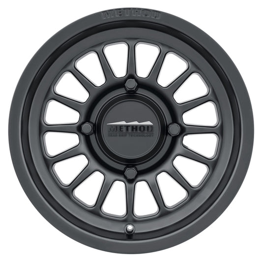 Method MR411 15x10 6+4/+25mm Offset 4x156 132mm CB Matte Black Wheel