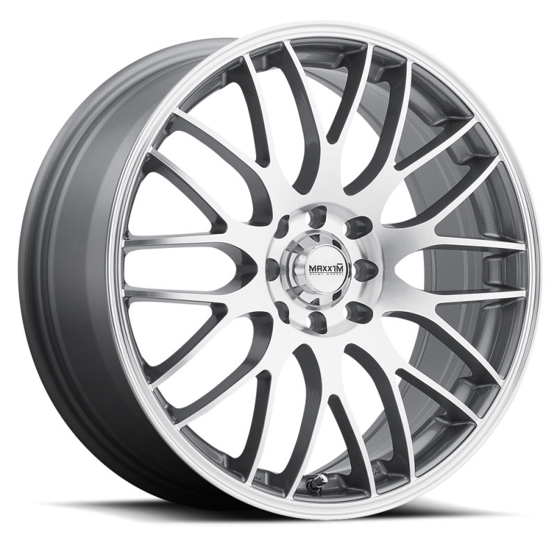 Maxxim Maze 17x7 10x100/114.3 ET40 Silver/Machine Face