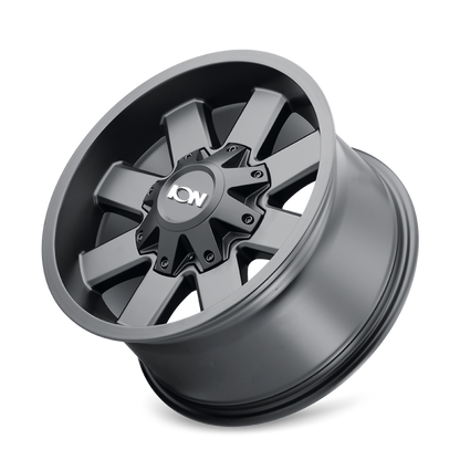 ION Type 141 17x9 / 8x165.1 BP / 18mm Offset / 125.2mm Hub Satin Black Wheel