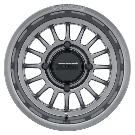 Method MR411 15x7 5+2/+38mm Offset 4x136 106.25mm CB Gloss Titanium Wheel