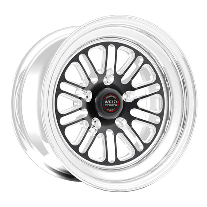 Weld S72 17x10 / 5x115 / 5.7in BS Black Wheel (3.18in ID High Pad) - Non-Beadlock