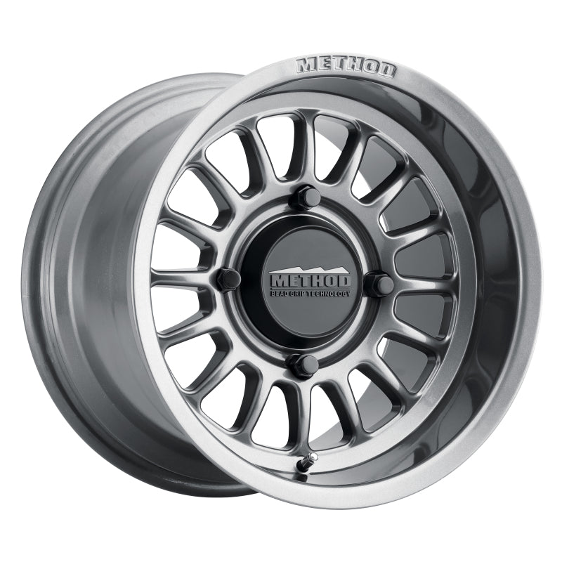 Method MR411 15x10 6+4/+25mm Offset 4x156 132mm CB Gloss Titanium Wheel