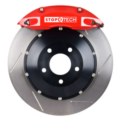 StopTech 09-17 Nissan 370Z ST-41 Red Calipers 355x32mm Slotted Rotors Rear Big Brake Kit