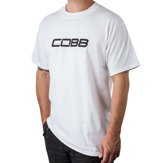 Cobb Tuning Logo Mens White T-Shirt - XSM