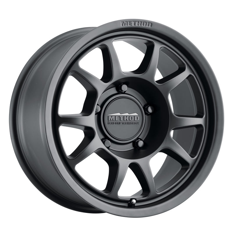 Method MR702 16x8 0mm Offset 5x120 72.6mm CB Matte Black Wheel