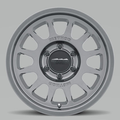 Method MR703 17x8.5 0mm Offset 6x120 67mm CB Gloss Titanium Wheel