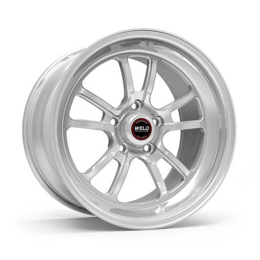 Weld S70 17x10 / 5x4.75 BP / 5.2in. BS Polished Wheel (High Pad) - Non-Beadlock