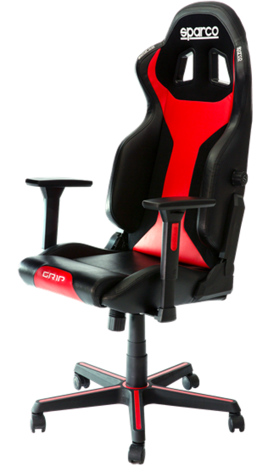 Sparco Game Chair GRIP SKY BLK/RED